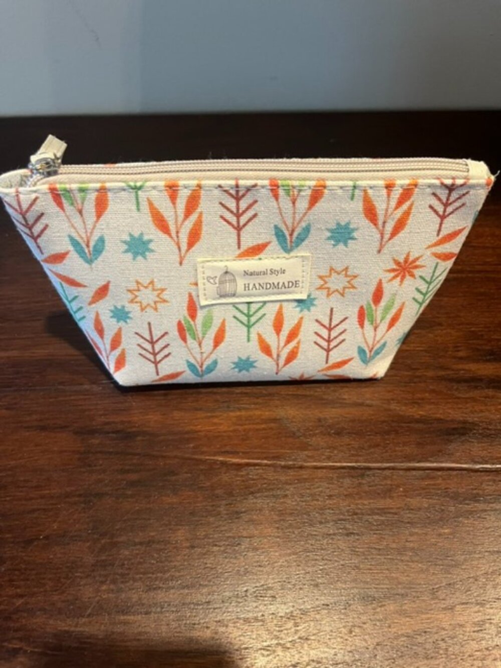Natural Style Pattern Handmade Cosmetics Bag